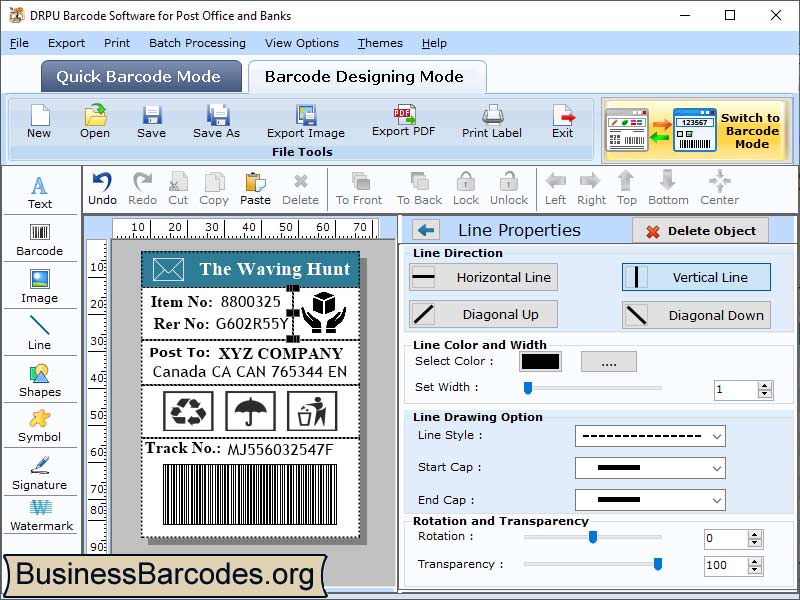 USPS Postal Barcode Software software